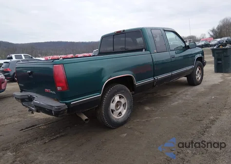 1997 Chevrolet K1500 Fleetside из США, поврежденный, VIN 2GCEK19R4V1111430